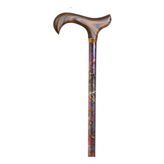 García 1880 Bastón Stamped Aluminum Crutch Extensible 1ud