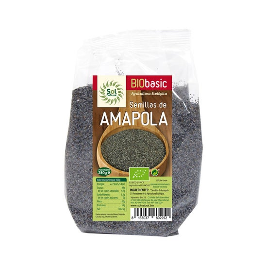 Sol Natural Semillas de Amapola Bio 250g