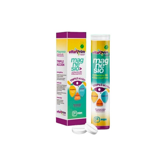 VitalPrim Magnesio Triple Acción Efervescentes 20comp