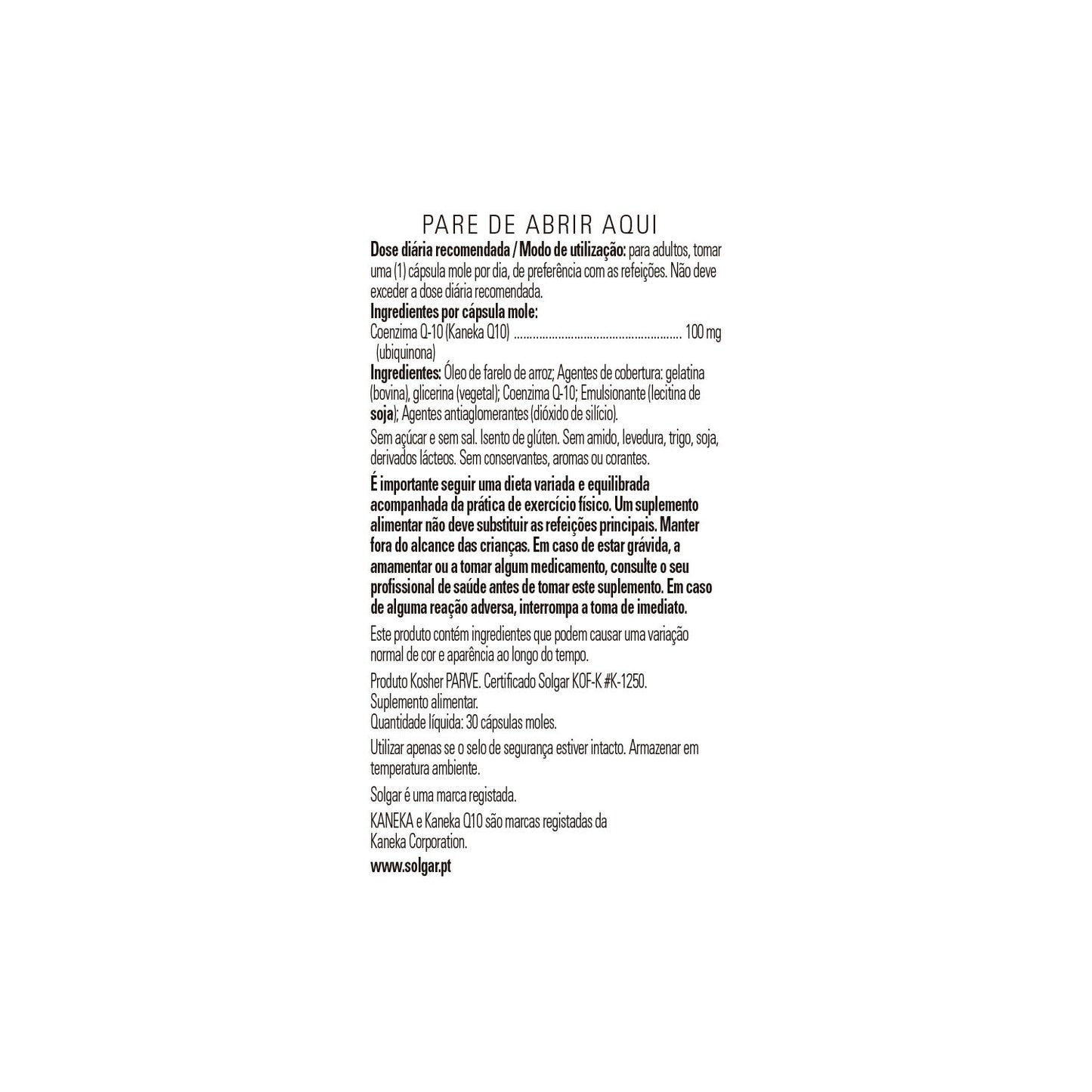 Solgar Coenzima Q-10 100mg 30 perlas