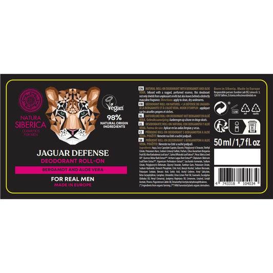 Natura Siberica Desodorante Roll-On Jaguar Defense 50ml