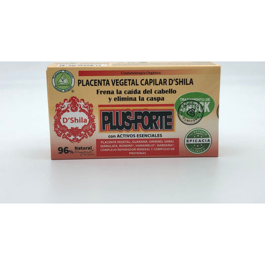 D'shila Placenta Capilar Vegetal Plus Forte 4x25ml
