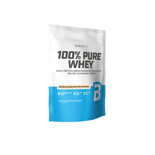 Biotech Usa 100% Pure Whey Chocolate Peanut Butter 454 g