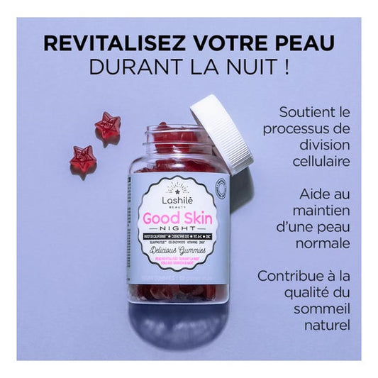 Lashilé Good Skin Night 60 gummies