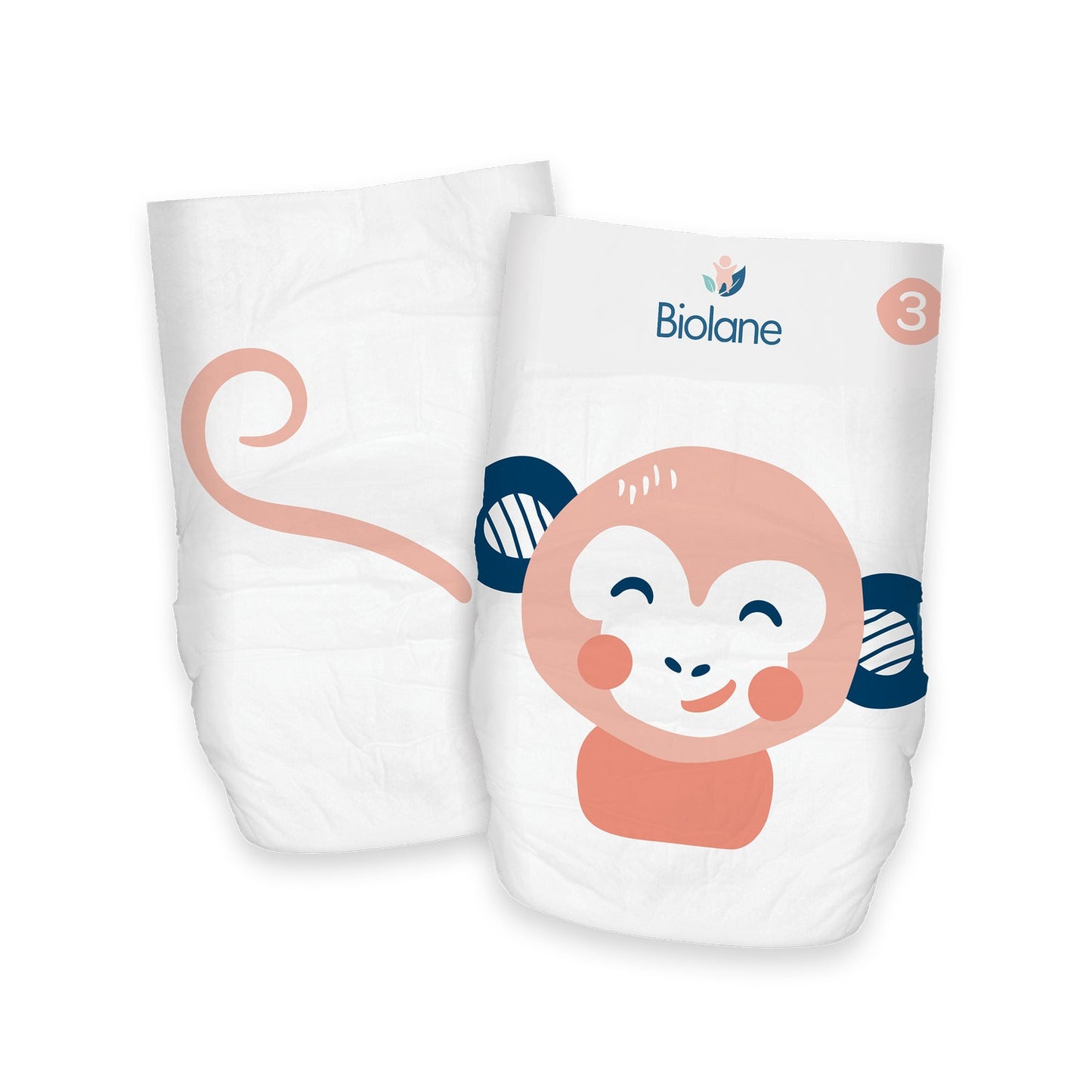 Biolane Pañales Naturales para Bebés Talla 3 4-9kg 52 Unidades