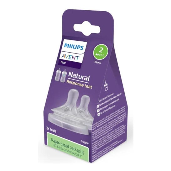 Philips Avent Tetina Natural Birth Response +0M T2 2 uds