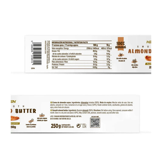 HSN Crema de Almendra Suave 250g