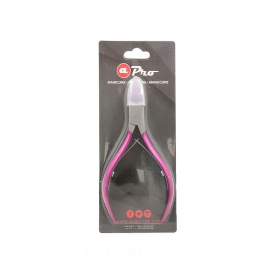 Albi Alicate Uñas Mano Pro Fucsia 10cm 1ud