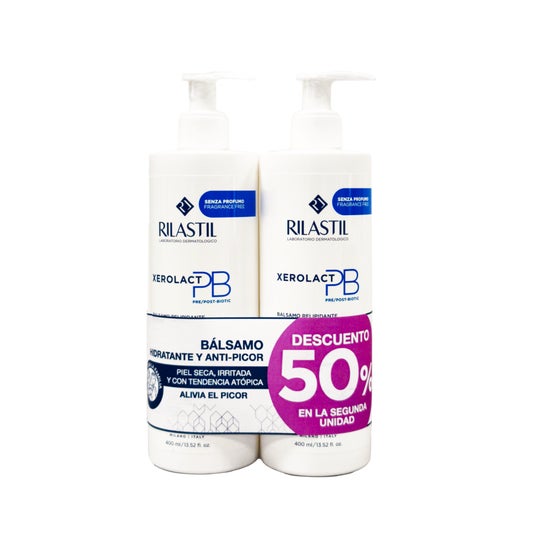 Rilastil Xerolact PB Bálsamo Relipidizante y Antiirritaciones 2x400ml