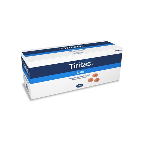 Tiritas Plastico Redond 1000 uds