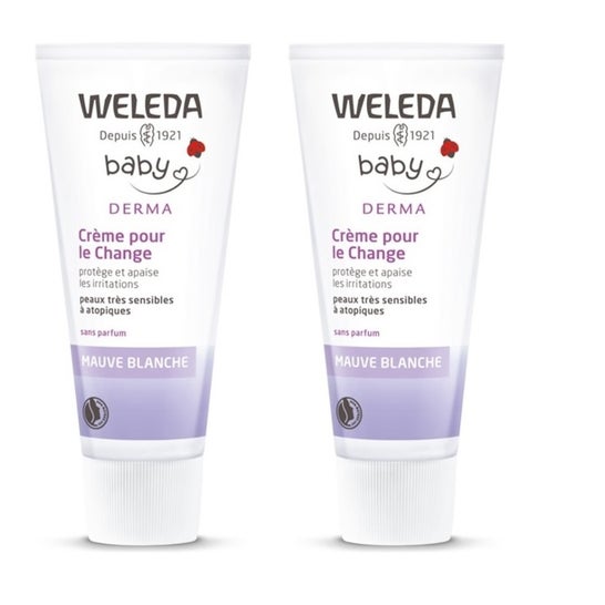 Weleda Baby Derma Crema Pañal de Malva Blanca 2x50ml