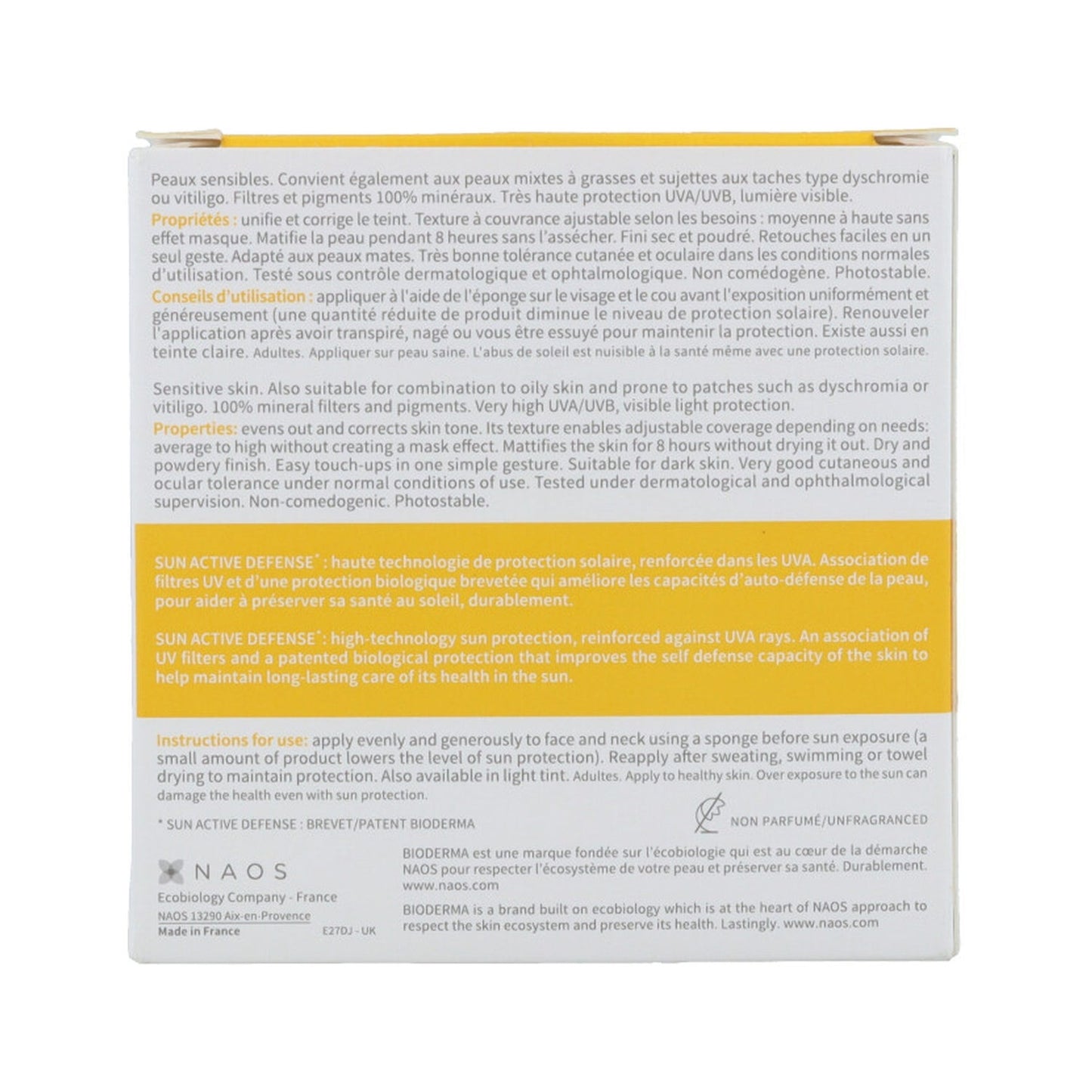 Bioderma Photoderm Compact Mineral SPF50+ Tono Dorado 10g