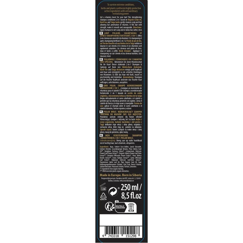 Natura Siberica Lobo Polar Champú Acondicionador 250ml