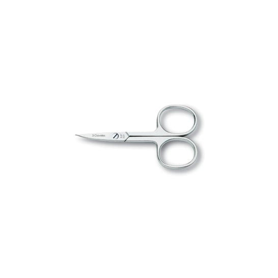 3 Claveles Tijera Uñas Curva Acero Carbono 9 cm 1 ud
