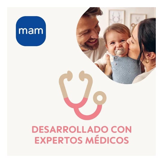 MAM Biberón Easy Start Anti Cólicos Rosa +0 M 160 ml