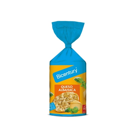 Bicentury Tortitas Maíz Queso Albahaca 120g