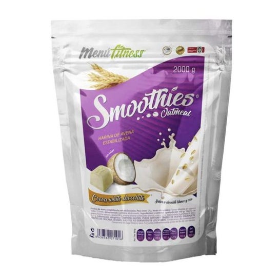 Menufitness Smoothies Oat Meal Chocolate Blanco 1000g