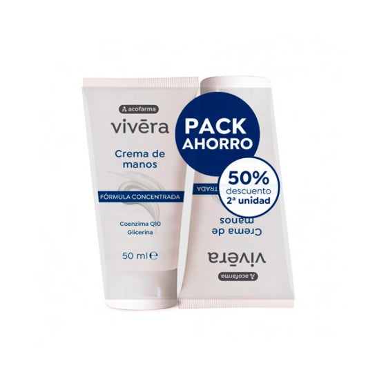 Vivera Pack Crema de Manos Concentrada 2x50ml