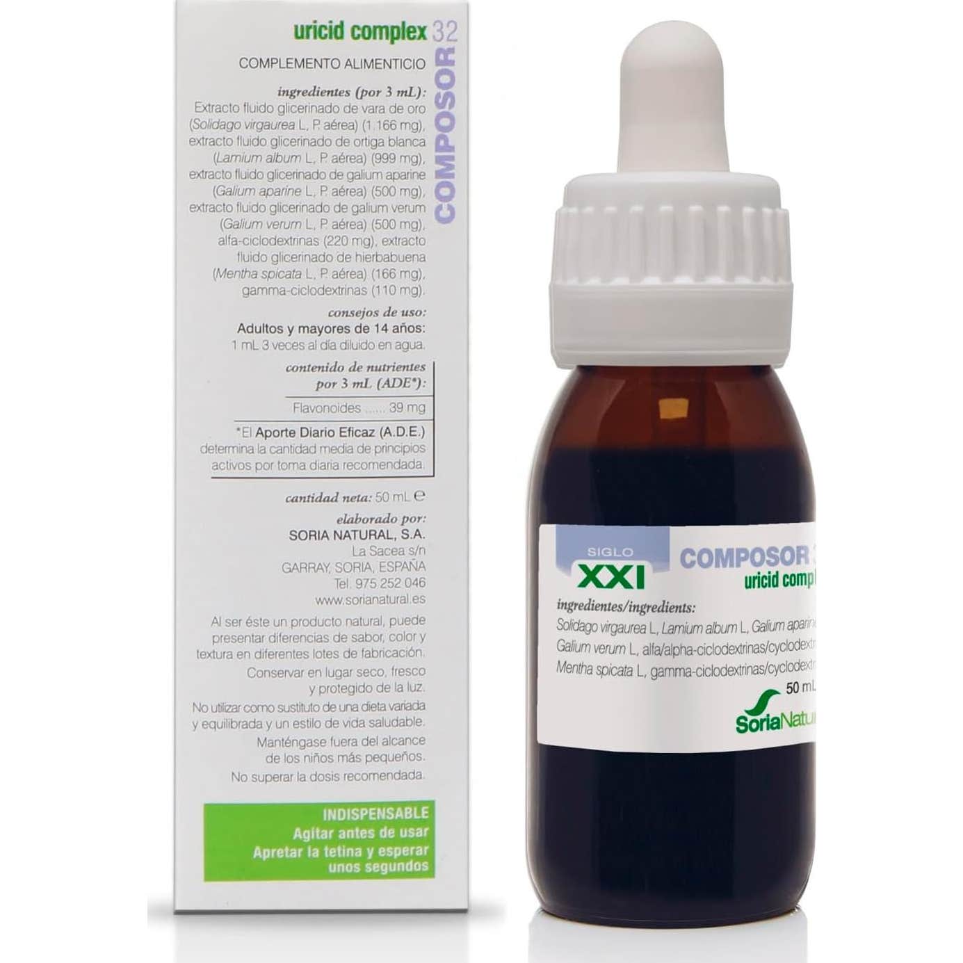 Soria Natural Composor 32 - Uricid Complex 50ml