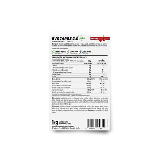 HSN Evocarbs 2.0 Cereza 1kg