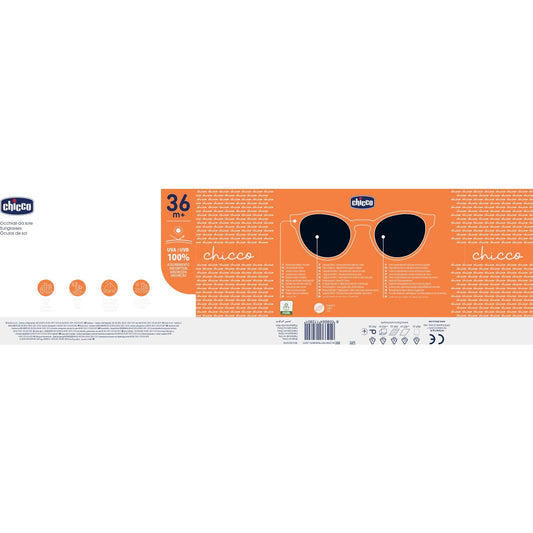 Chicco Óculos de Sol com Caixa Menino 36M+ Laranja 1 Unidade