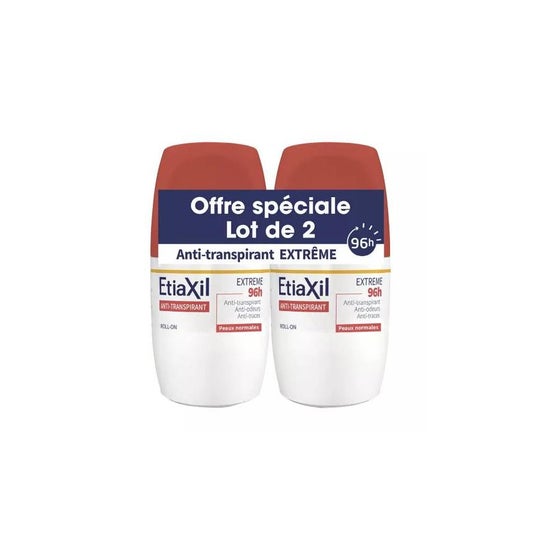 Etiaxil Anti-Transpirante Extrême 96H 2x50 ml