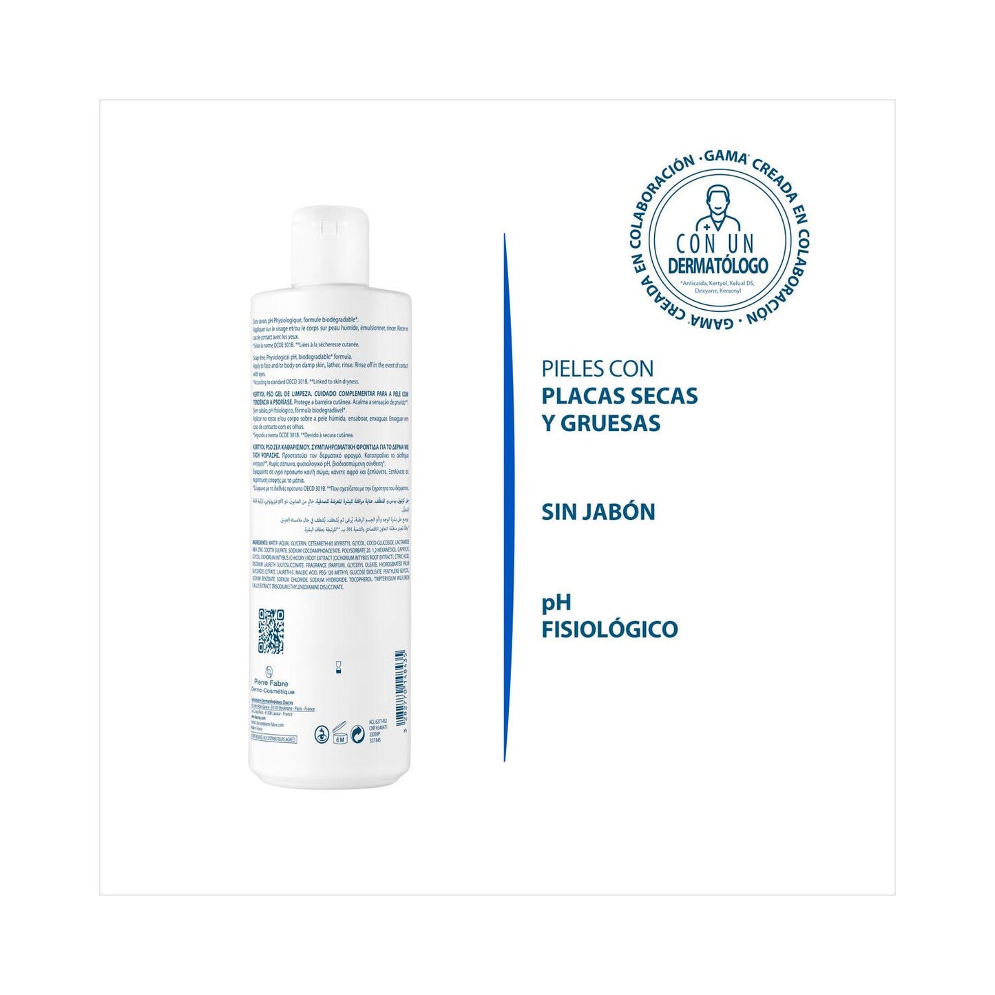 Ducray Kertyol PSO Gel Limpiador 400ml