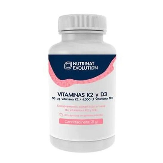 Nutrinat Vitaminas K2 y D3 30caps
