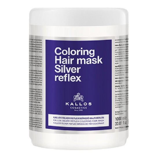 Kallos Silver Reflex Mascarilla Capilar Colorante 1000g
