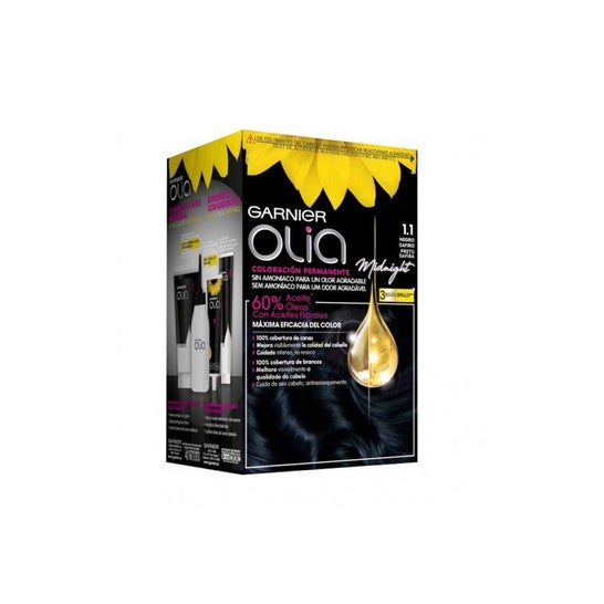 Garnier Kit Olia Coloración Permanente 110 Black Sapphire