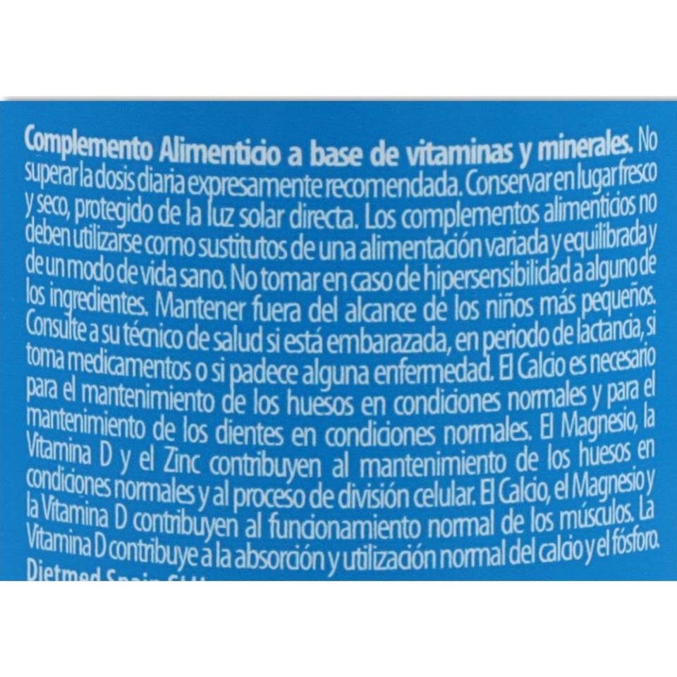 Naturmil Calcio + Magnesio + Zinc + Vitamina D 90 Comprimidos