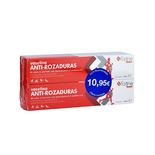 Farline Vaselina Anti Rozaduras 2X60ml