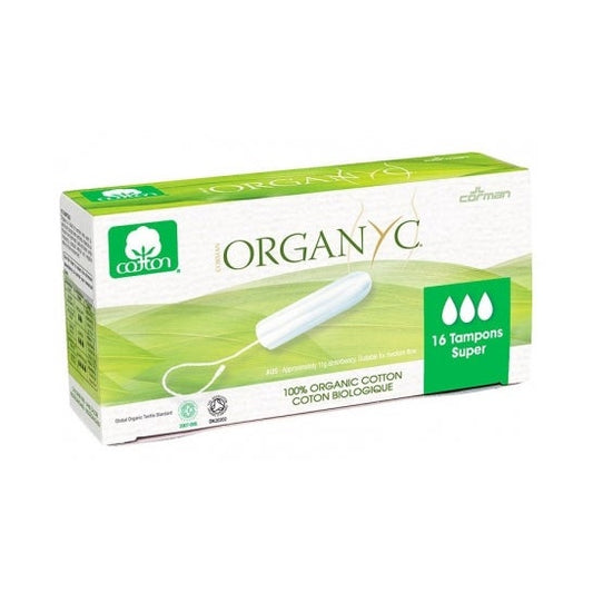 Organyc Tampón Súper sin Aplicador 16uds