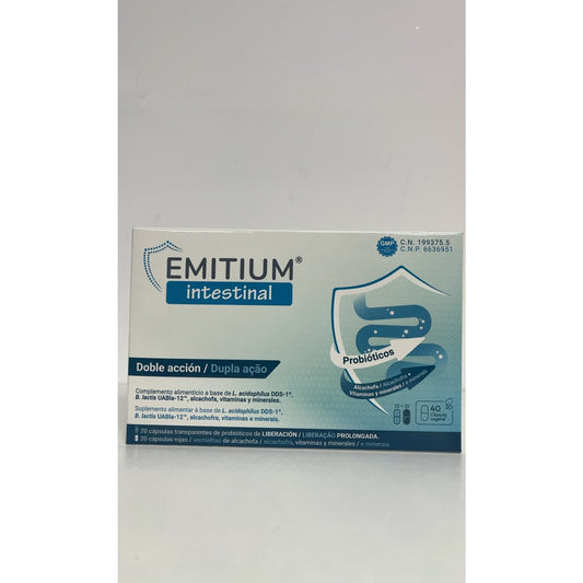 Emitium Intestinal Doble Acción 40caps