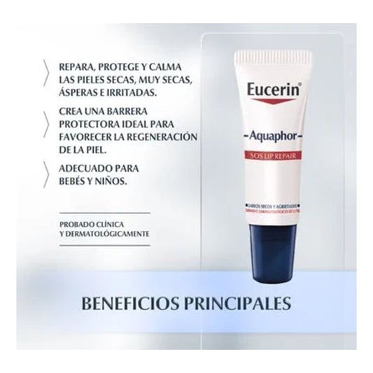 Eucerin Aquaphor SOS Regenerador Labial 10ml