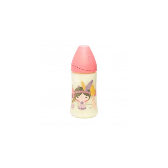 Suavinex Biberón T. Redonda Silicona Papilla +4m 360ml 1ud