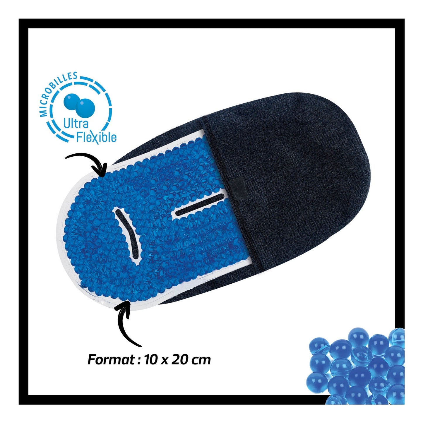 Actipoche Coussin Thermique Zones Ciblées 10x20cm