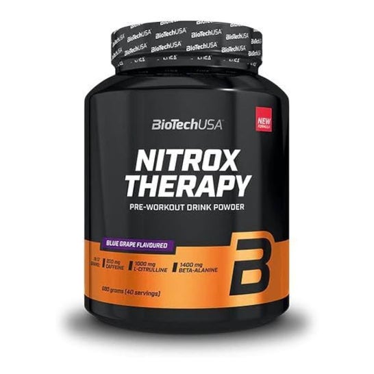 BioTech USA Nitrox Therapy Blue Grape 680g
