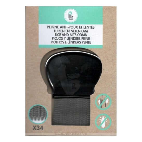 Plic Peigne Anti-Poux Care Metal 1 ud