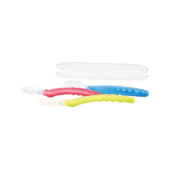 Nuby Cuchara Silicona +3M 1ud