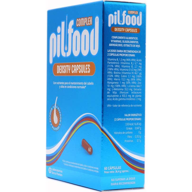 Pilfood Pack Density 60caps + Champu Anticaida 200 ml