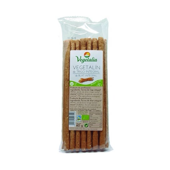 Vegetalia Palitos Trigo Integral Bio 60 g
