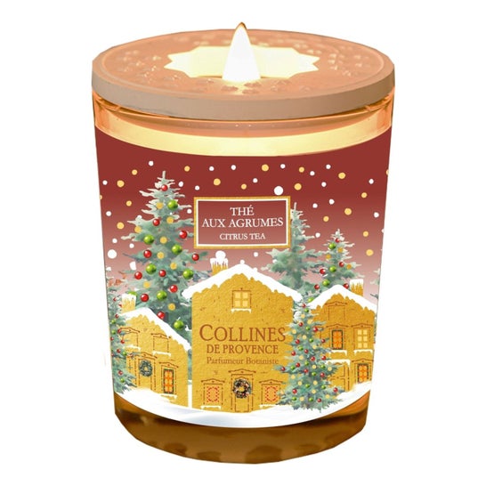 Collines de Provence Vela de Navidad Té Cítrico 180g