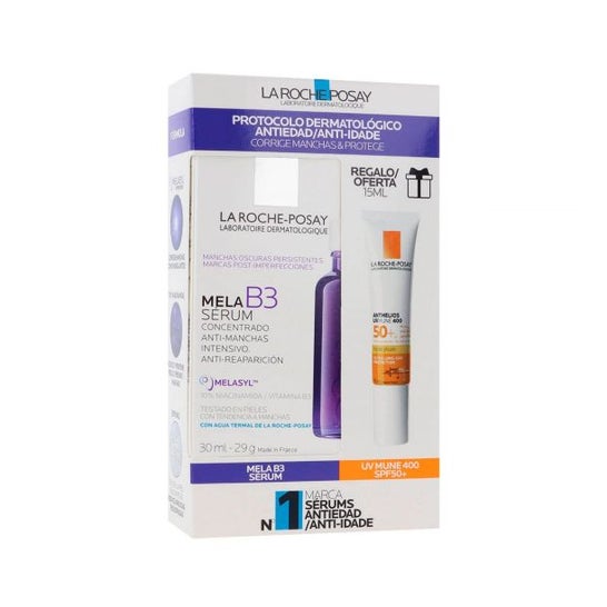 la Roche Posay Sérum Mela B3 30ml + Anthelios UVMUNE 400 SPF50+ 15ml