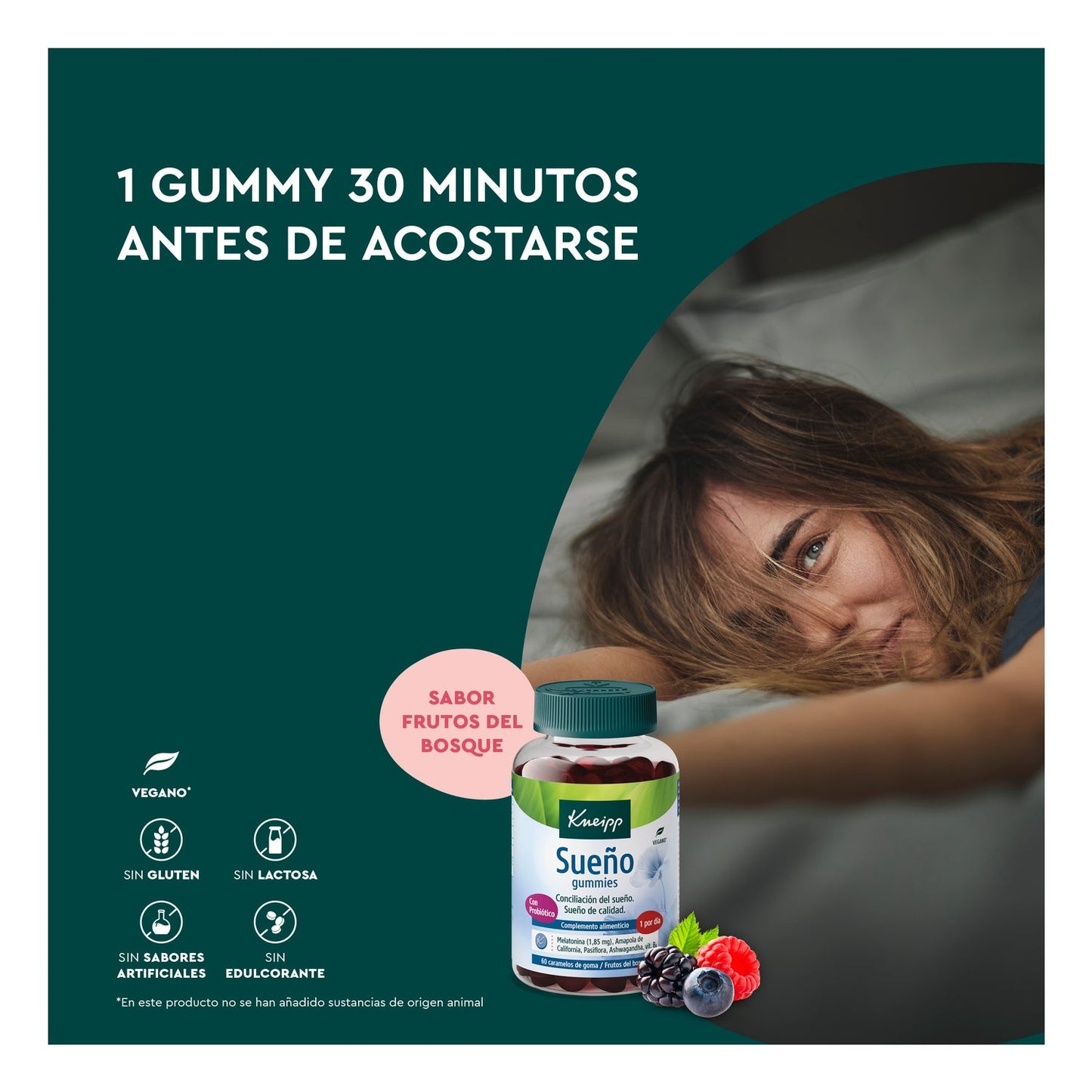 Kneipp Gummies Sueño con Probiótico 60uds