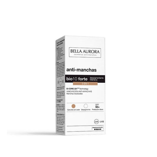 Bella Aurora Bio10 Forte 3 en 1 Corrector Despigmentante SPF50+ 10ml