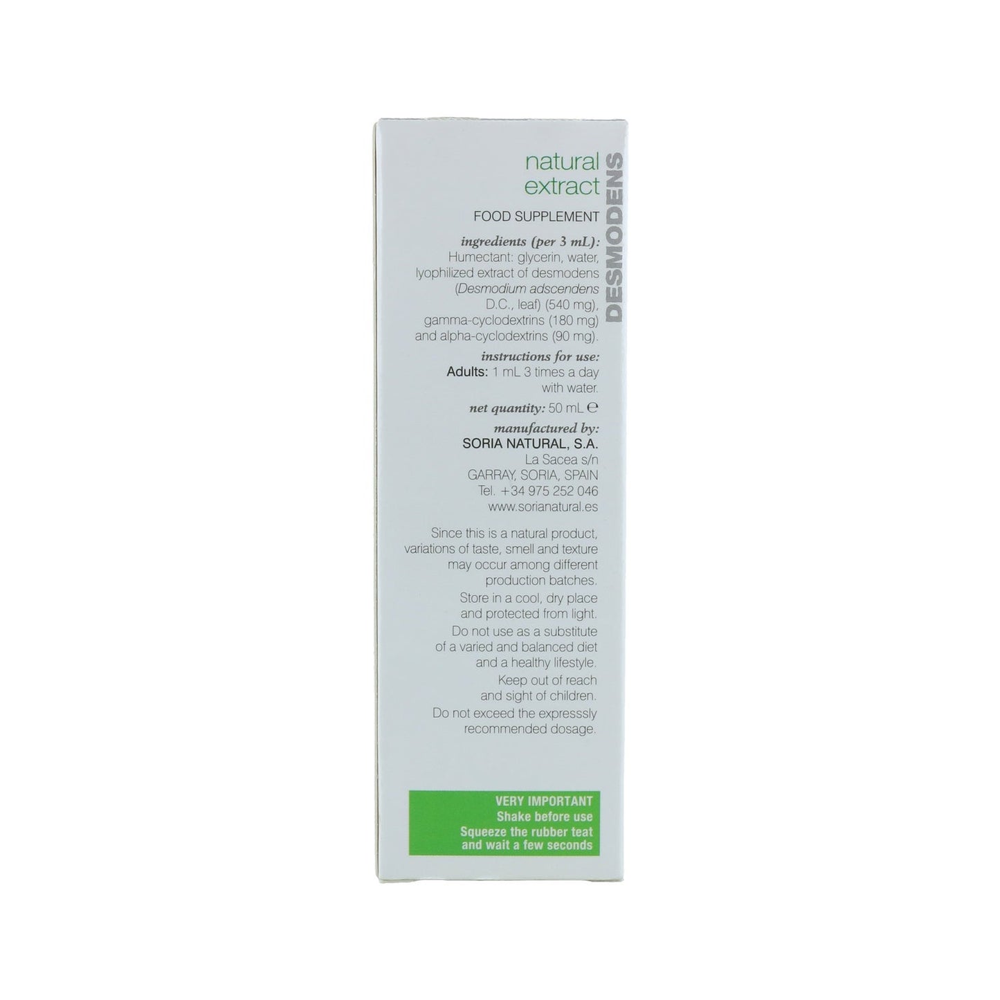 Extracto Desmodens Xxi Soria Natural