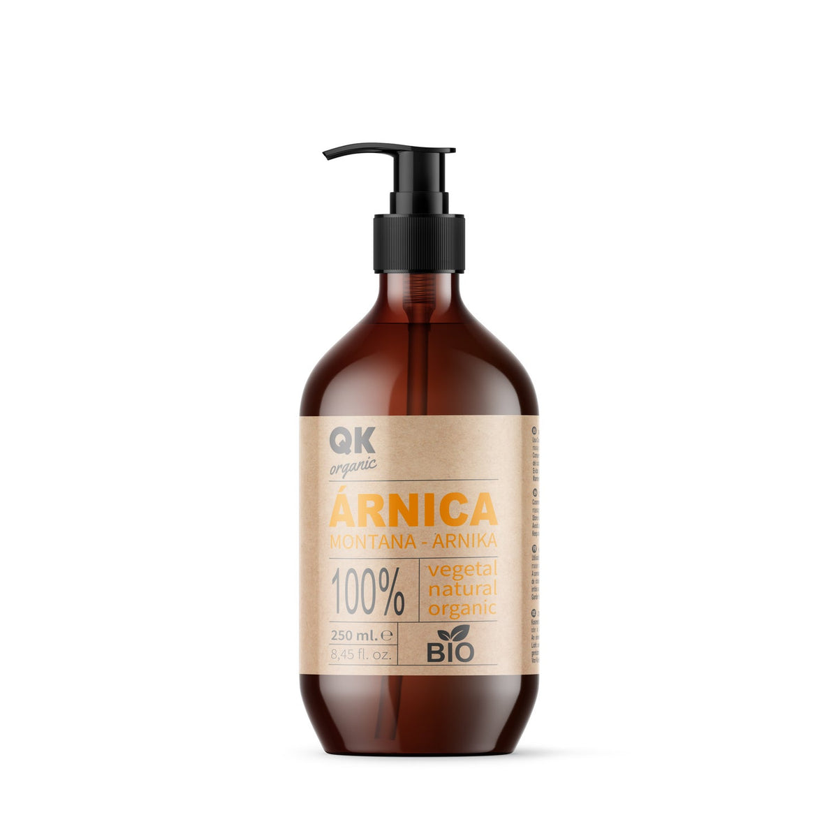 QKnatur Aceite Macerado Árnica 100% Puro Bio 250 ml