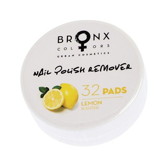 Bronx Colors Nail Polish Remover Pads Lemon 32 uds