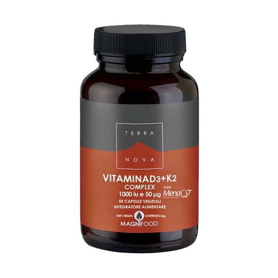 Terra Nova Vitamina D3+K2 50caps